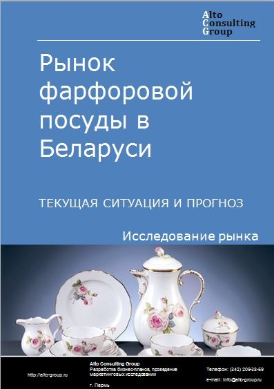 Рынок фарфоровой посуды в Беларуси. Текущая ситуация и прогноз 2021-2025 гг.