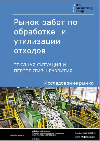 Рынок работ по обработке  и утилизации отходов в России. Текущая ситуация и перспективы развития