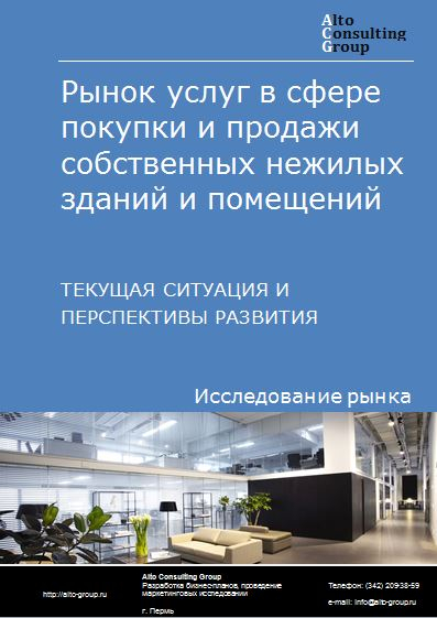 Рынок услуг в сфере покупки и продажи собственных нежилых зданий и помещений в России. Текущая ситуация и перспективы развития