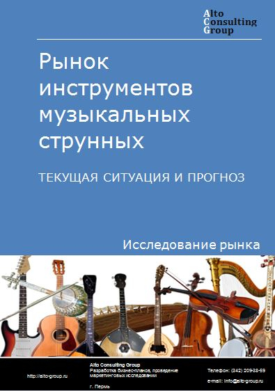 Рынок инструментов музыкальных струнных в России. Текущая ситуация и прогноз 2024-2028 гг.