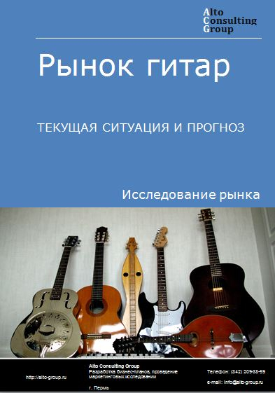Рынок гитар в России. Текущая ситуация и прогноз 2023-2027 гг.
