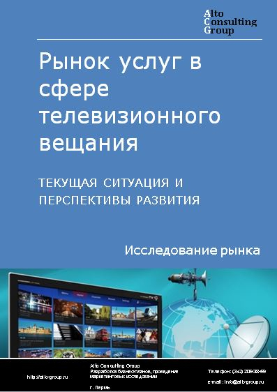 Рынок услуг в сфере телевизионного вещания в России. Текущая ситуация и перспективы развития