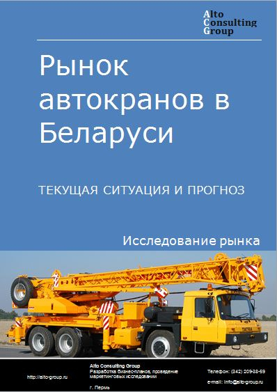 Рынок автокранов в Беларуси. Текущая ситуация и прогноз 2021-2025 гг.