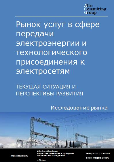 Рынок услуг в сфере передачи электроэнергии и технологического присоединения к распределительным электросетям в России. Текущая ситуация и перспективы развития