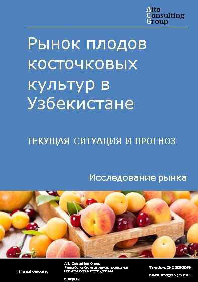 Рынок плодов косточковых культур (слива, вишня, черешня, абрикос, персик) в Узбекистане. Текущая ситуация и прогноз 2022-2026 гг.