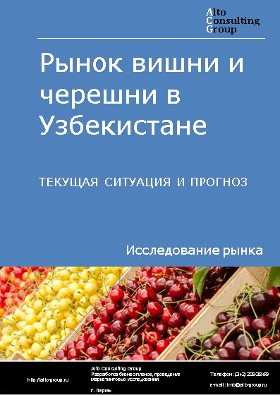Рынок вишни и черешни в Узбекистане. Текущая ситуация и прогноз 2022-2026 гг.