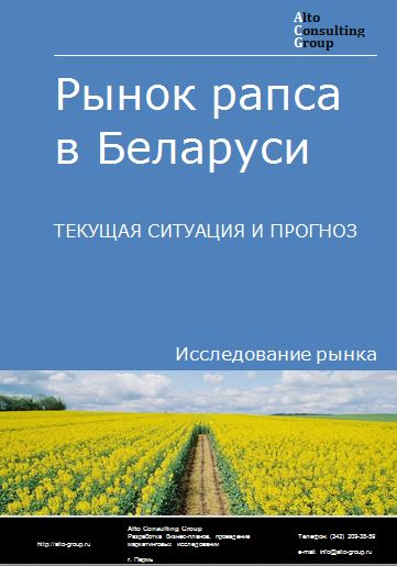 Рынок рапса в Беларуси. Текущая ситуация и прогноз 2023-2027 гг.