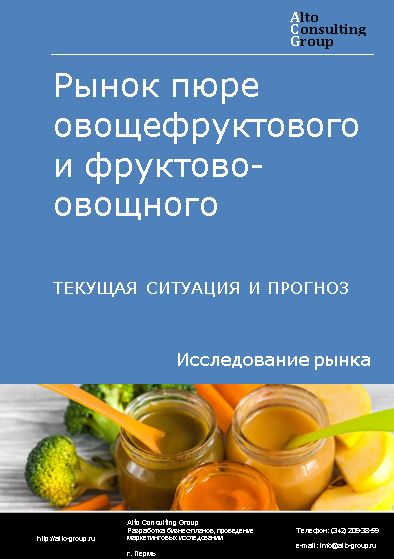 Рынок пюре овощефруктового и фруктово-овощного в России. Текущая ситуация и прогноз 2023-2027 гг.