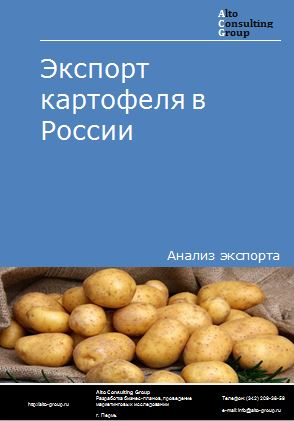 Экспорт картофеля в России в 2022 г.
