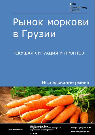 Рынок моркови в Грузии. Текущая ситуация и прогноз 2022-2026 гг.