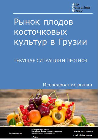 Рынок плодов косточковых культур (абрикос, вишня, черешня, персик, нектарины, слива и терн) в Грузии. Текущая ситуация и прогноз 2022-2026 гг.