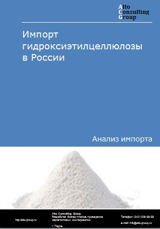 Импорт гидроксиэтилцеллюлозы в России в 2023 г.