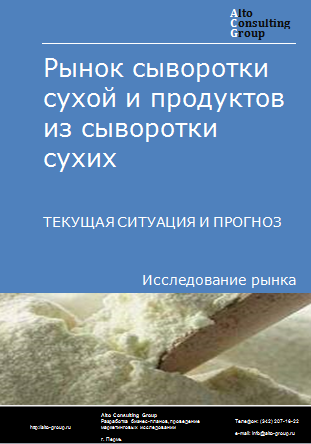 Рынок сыворотки сухой и продуктов из сыворотки сухих в России. Текущая ситуация и прогноз 2024-2028 гг.