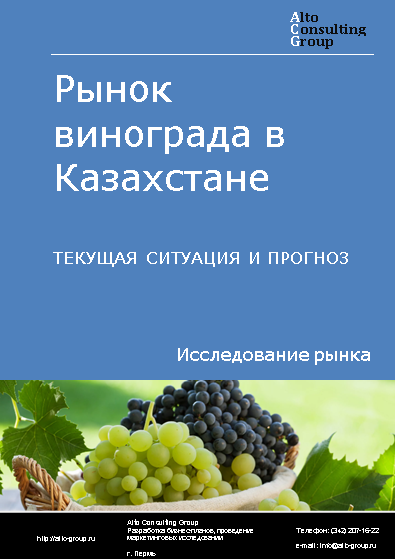 Рынок винограда в Казахстане. Текущая ситуация и прогноз 2024-2028 гг.