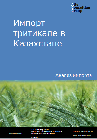 Импорт тритикале в Казахстан в 2019-2023 гг.