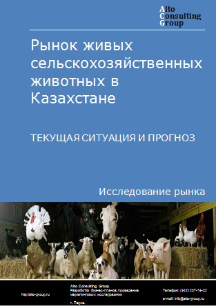 Рынок живых сельскохозяйственных животных в Казахстане. Текущая ситуация и прогноз 2024-2028 гг.