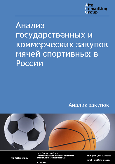Анализ государственных и коммерческих закупок мячей спортивных в России в 2023 г.