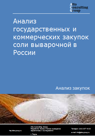 Анализ государственных и коммерческих закупок соли выварочной в России в 2023 г.