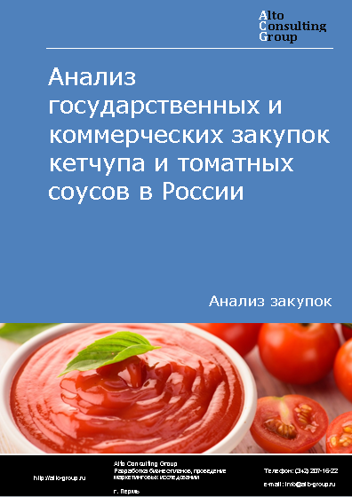 Анализ государственных и коммерческих закупок кетчупа и томатных соусов в России в 2023 г.