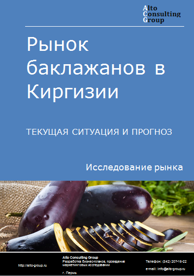 Рынок баклажанов в Киргизии. Текущая ситуация и прогноз 2024-2028 гг.