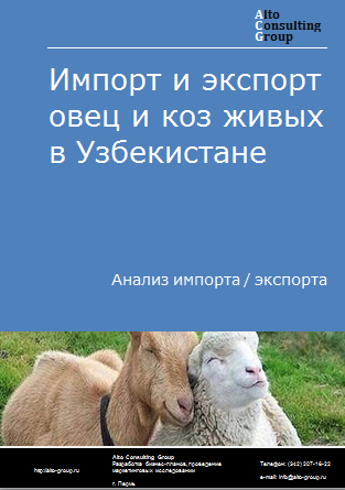 Импорт и экспорт живых овец и коз в Узбекистане в 2019-2023 гг.