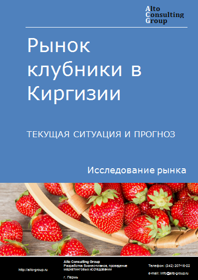 Рынок клубники в Киргизии. Текущая ситуация и прогноз 2024-2028 гг.